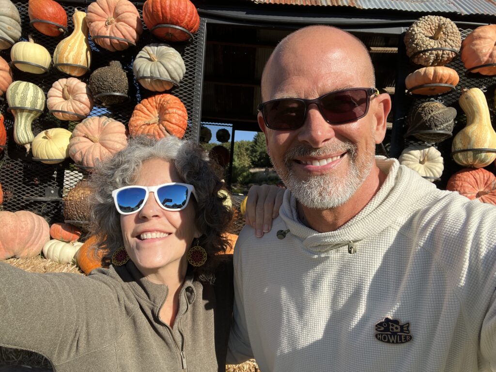 Linda and Mike at The Pumpkin Farm